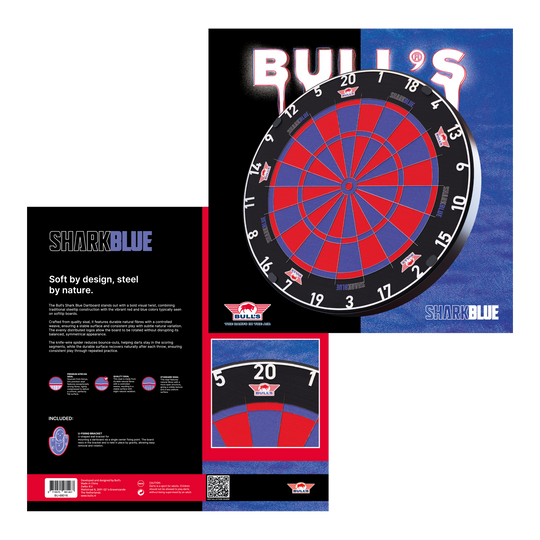 Ocelový terč Bulls NL Shark Blue Pro