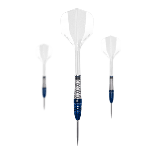 Ocelové šipky Harrows GEO Bomb Quick Point Auf dem Bild sind Harrows GEO Bomb Quick Point Steeldarts zu sehen. Sie stehen für Präzision und Qualität im Dartsport.