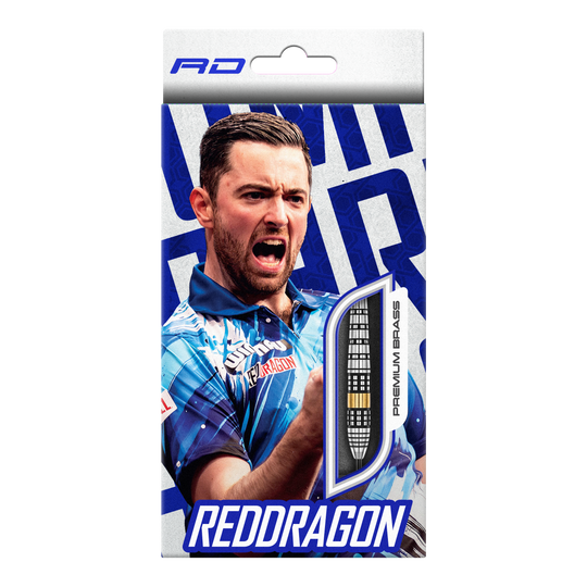 Mosazné ocelové šipky Red Dragon Luke Humphries - 21g