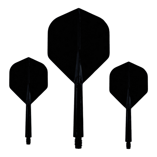 Systém letové hřídele EVO1 - černý Dieses Bild zeigt das Evolution EVO1 Flight-Shaft-System in Schwarz. Es ist deutlich das Design und die Form des Produkts zu erkennen.