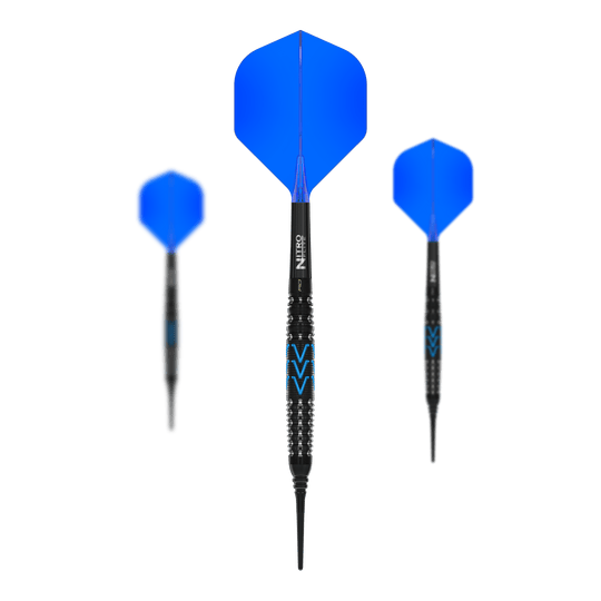 Dieses Bild zeigt ein Set der Red Dragon Amp Torpedo Softdarts, 22g. Es ist ein komplettes Softdart-Set für Dartspieler.