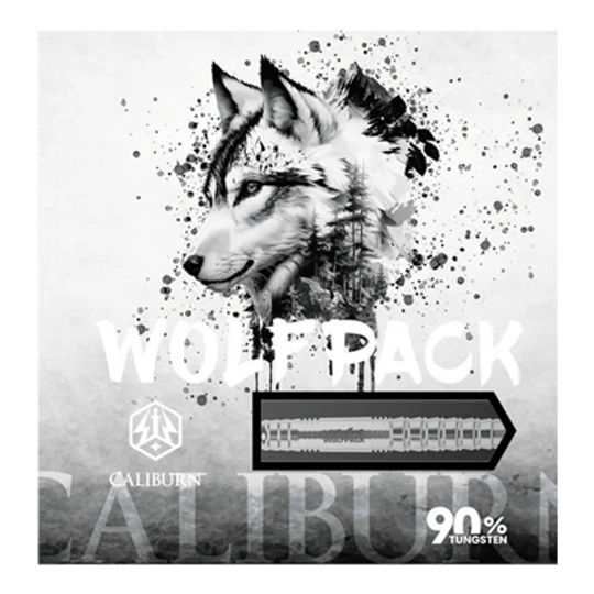 Ocelové šipky Caliburn Wolfpack W6 - 22g Zu sehen ist der Caliburn Wolfpack W6 Steeldart mit einem Gewicht von 22 Gramm. Das Produkt eignet sich besonders für präzises Dartspiel.