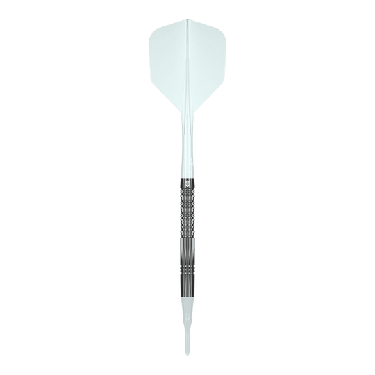 Dieses Bild zeigt die Caliburn Prisma P2 Softdarts in der Ausführung mit 20g. Die Softdarts sind optimal für ambitionierte Dartspieler.