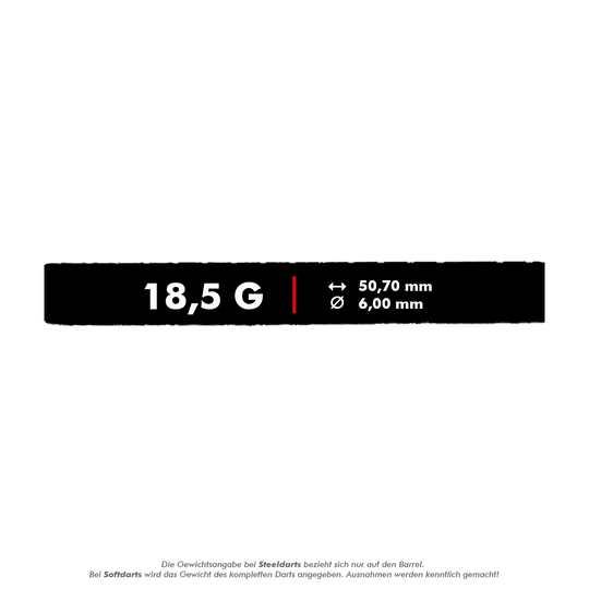 McDart 85 Tungsten V24 měkké šipky - 18,5g