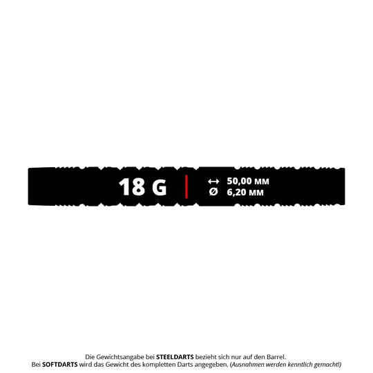 Target Redux 10 měkkých šipek - 18g Abgebildet ist das Produkt Target Redux 10 Softdarts - 18g. Dieses Bild zeigt die Softdarts aus einer übersichtlichen Perspektive.