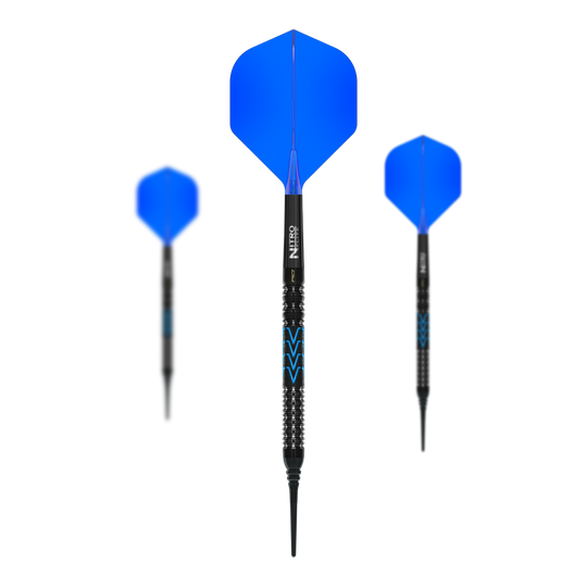 Šipky Red Dragon Amp Tapered Soft - 20g Das Bild zeigt die Red Dragon Amp Tapered Softdarts mit 20g Gewicht. Diese Softdarts sind für Präzision und Leistung entworfen.