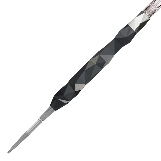 Das Foto präsentiert die Target Elysian Archetype 43 Limited Edition Swiss Point Steeldarts mit 24 Gramm. Diese Darts sind eine hochwertige und limitierte Sonderedition für Sammler und Spieler.