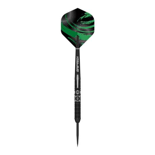 Šipky GOAT 8-Ball ocelové GOAT 8Ball Steeldarts sind auf diesem Bild abgebildet. Das Bild zeigt die Details dieses Steeldarts-Produkts.