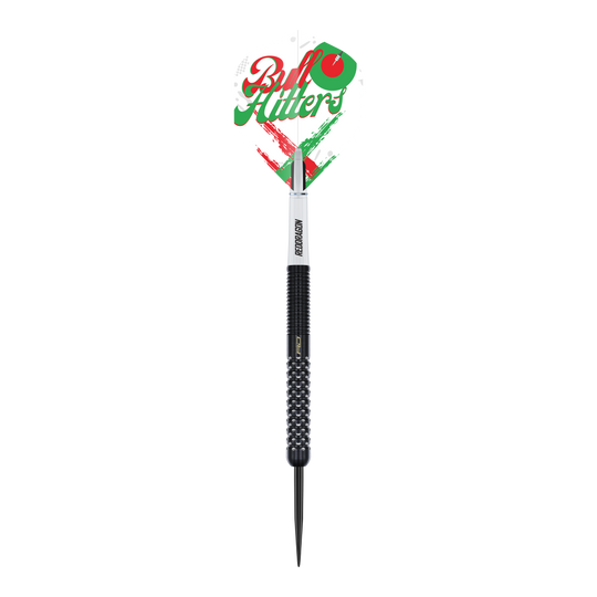 Ocelové šipky Red Dragon Bullhitters V1 - 23g Auf dem Bild ist der Red Dragon Bullhitters V1 Steeldarts - 23g zu sehen. Er eignet sich ideal für Steeldartspieler und wiegt 23 Gramm.