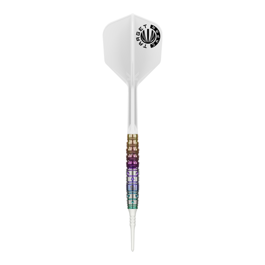 Die Abbildung zeigt die Target Japan Prime Series Mayuko Morita Mayo GEN7 Softdarts in 18g Ausführung. Das Produkt überzeugt durch präzise Verarbeitung und elegantes Design.