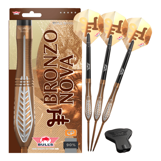 Šipky Bulls NL Bronzo Nova Convertible Point Steel Darts Šipky Bulls NL Bronzo Nova Convertible Point Steel Darts