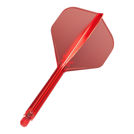 Standardní letový systém Target K-Flex No2 - červený Dies ist ein rotes Dart-Flügel-Set mit einem integrierten Schaft. Es hat ein einfaches, durchsichtiges Design und ist für den Einsatz bei Darts geeignet.