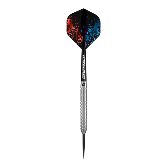 GOAT Inspire Steeldarts in einer Nahaufnahme abgebildet. Die Darts sind aus Metall und für das Steeldart-Spiel geeignet.