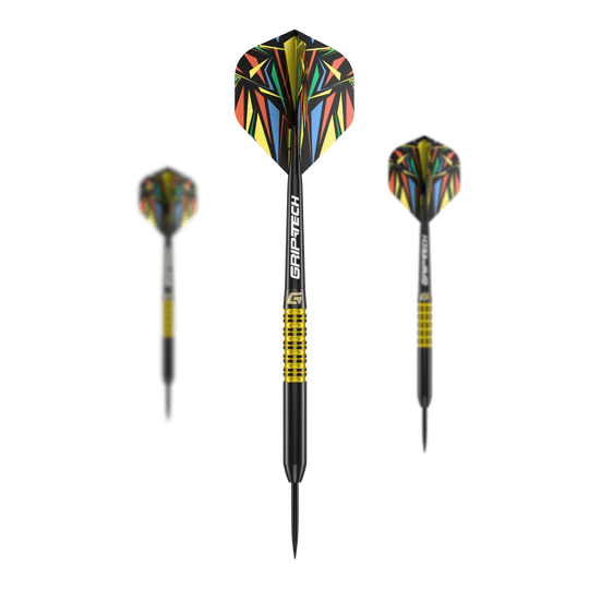 GOAT Athlete Yellow Mosaz Steeldarts - 12g