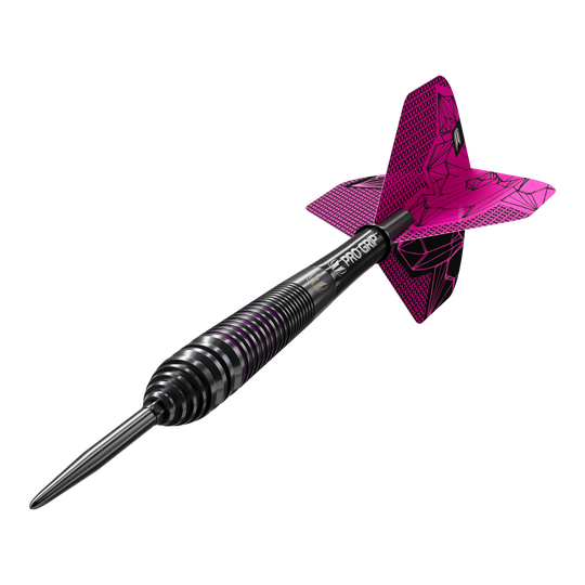 Abgebildet sind Target Lorraine Winstanley GEN2 Swiss Point Steeldarts - 24g. Diese Steeldarts zeichnen sich durch ihr spezielles Design aus.