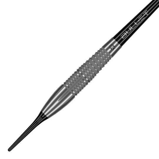 Měkké šipky Bullet Monolith - 20g Das Foto zeigt die Bullet Monolith 20g Soft Darts aus einer anderen Perspektive. Sie sind perfekt für Softdart-Anwendungen geeignet.