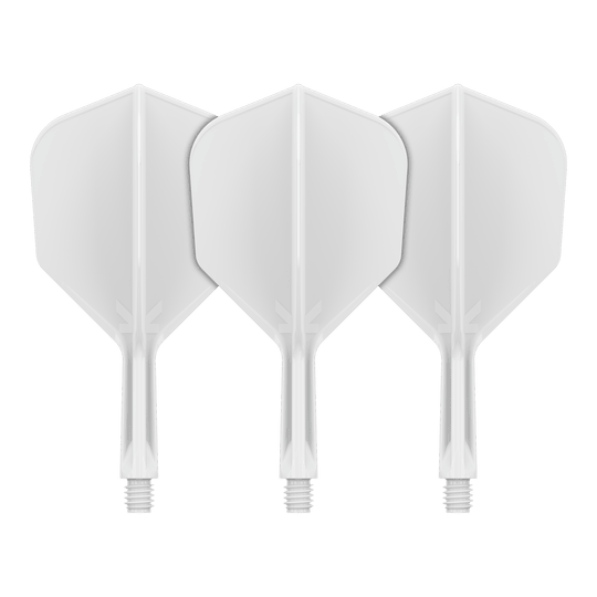Letový systém Target K-Flex No6 - bílý Abgebildet ist das Flight-System Target K-Flex No6 in Weiß mit einer Länge von 19 mm. Diese Komponente wird für Dartpfeile verwendet.