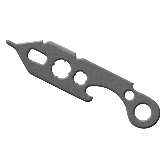 Dart Multitool Das Bild zeigt das Produkt "Dart Multitool". Es ist ein kompaktes, multifunktionales Werkzeug aus Metall.
