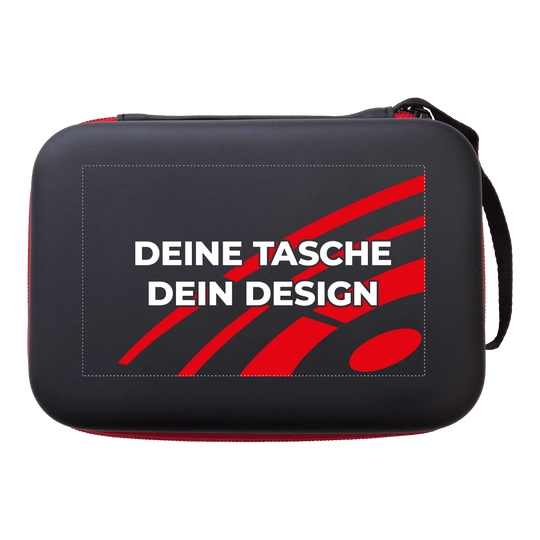 Pouzdro na šipky System-4 s vaším designem Bild mit dem Dateinamen MCS4-Schwarz_McDart_System4_Dartcase_Mit_Wunschdruck_Schwarz_2. Der genaue Inhalt des Bildes ist nicht erkennbar.
