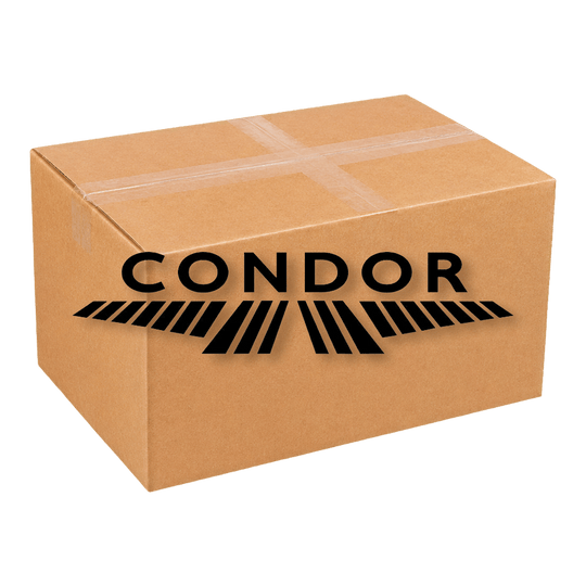 McDartova záhadná krabice - Condor Die Darstellung zeigt die McDart Mystery-Box - Condor. Diese Überraschungsbox enthält exklusive Condor Dart-Produkte.