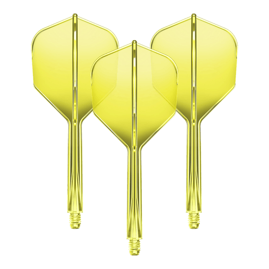 Systém letové hřídele GOAT A1R No6 - neonově žlutá Ein Set des GOAT A1R No6 Flight-Shaft-Systems in Neon-Gelb mit 33mm Länge ist abgebildet. Dieses Produkt dient zur Ausstattung von Dartpfeilen.