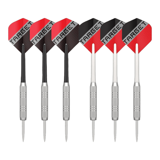 Sada ocelových terčů Target Rift Abgebildet ist das Target Rift Steeldartboard Set. Dieses Dartboard Set eignet sich perfekt für den Heimgebrauch.