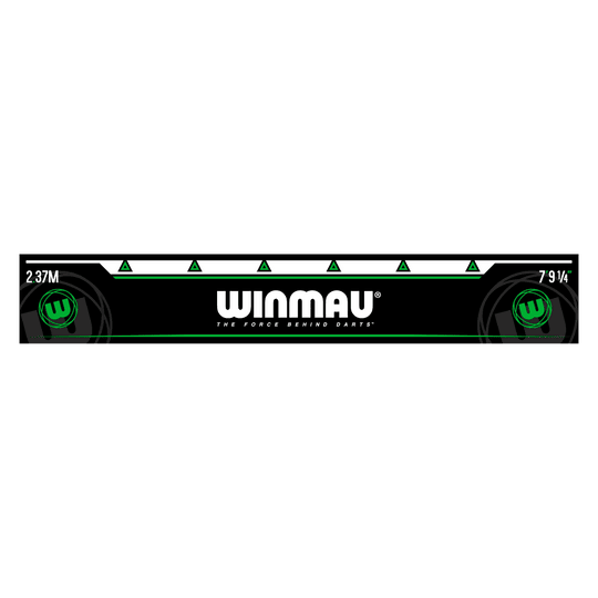 Winmau Házecí čára zelená Winmau Abwurflinie ist als Markierungslinie abgebildet. Sie wird zur Platzierung vor dem Dartboard verwendet.