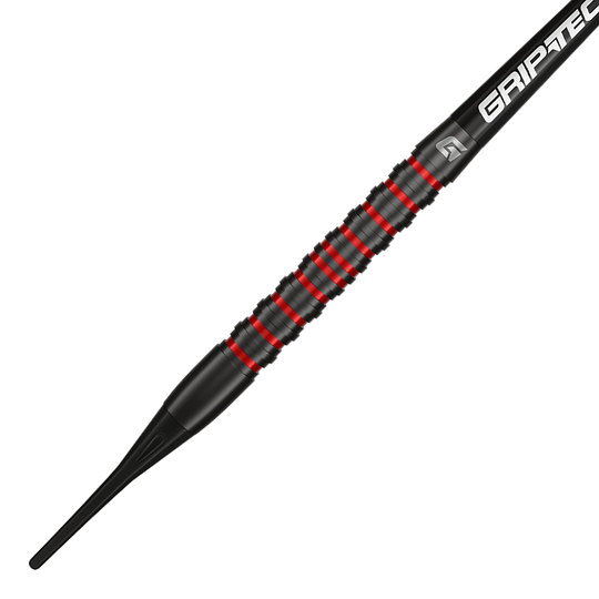 Auf dem Bild sind die GOAT Podium Black Softdarts - 20g zu sehen. Das Produkt ist aus einer anderen Perspektive fotografiert.