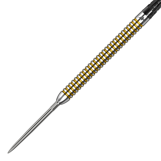 Ocelové šipky Mission Mike De Decker V2 R2.5 Gezeigt wird das Modell Mission Mike De Decker V2 R2.5 Steeldarts. Die Steeldarts sind aus hochwertigen Materialien gefertigt.