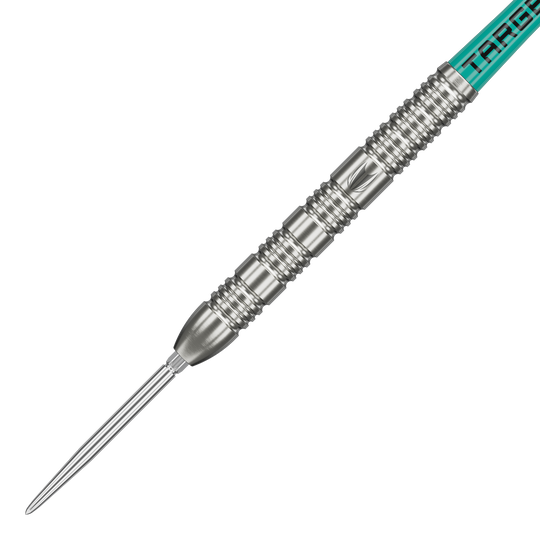 Ocelové šipky Target Hydro 02 Swiss Point Abgebildet sind Target Hydro 02 Swiss Point Steeldarts. Das Produkt ist aus einer anderen Perspektive dargestellt.