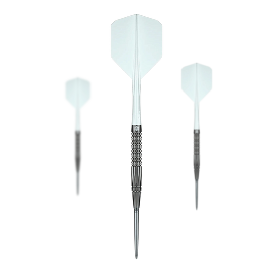 Ocelové šipky Caliburn Prisma P2 - 20,5 g Dieses Bild zeigt das Set der Caliburn Prisma P2 Steeldarts mit einem Gewicht von 20,5g. Die Steeldarts sind für das Dartspiel geeignet.
